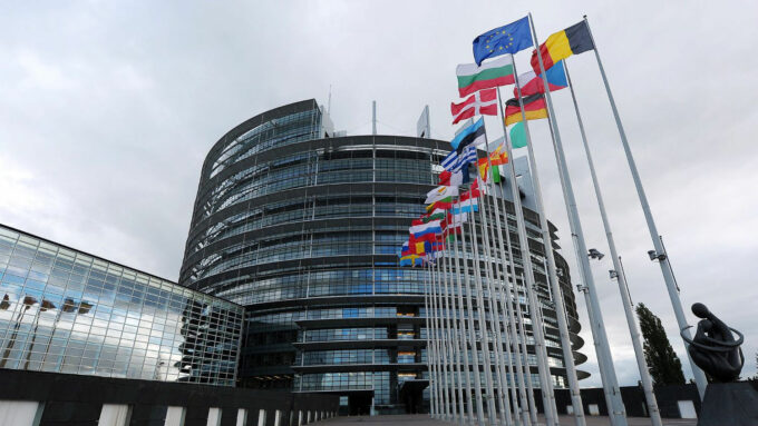 Sede do Parlamento Europeu em Estrasburgo, França (Crédito: Frederick Florin/AFP/Getty Images) / UE