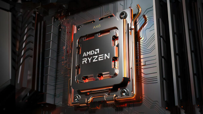 Soquete AM5 para processadores da linha AMD Ryzen 7000 (Crédito: Divulgação/AMD)