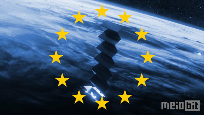 A União Europeia quer sua própria versão dos satélites Starlink (Crédito: Ronaldo Gogoni/Meio Bit)