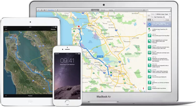 O lançamento do Apple Mapas foi um desastre, mas hoje, ele é mais usado que o Google Mapas em dispositivos Apple (Crédito: Divulgação/Apple)