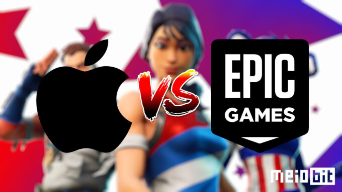 A guerra judicial entre Apple e Epic Games, com Fortnite como pivô, se arrasta desde 2020 (Crédito: Ronaldo Gogoni/Meio Bit)