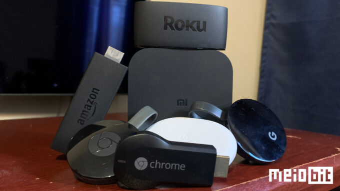 O Chromecast evoluiu ao longo da década, e viabilizou soluções similares de concorrentes (Crédito: Ronaldo Gogoni/Meio Bit)