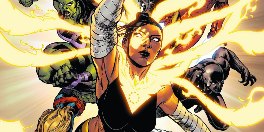 Nas HQs, Maya foi a mais competente hospedeira da Fênix, uma das entidades mais poderosas do Universo Marvel (Crédito: Reprodução/Marvel Comics/Disney)