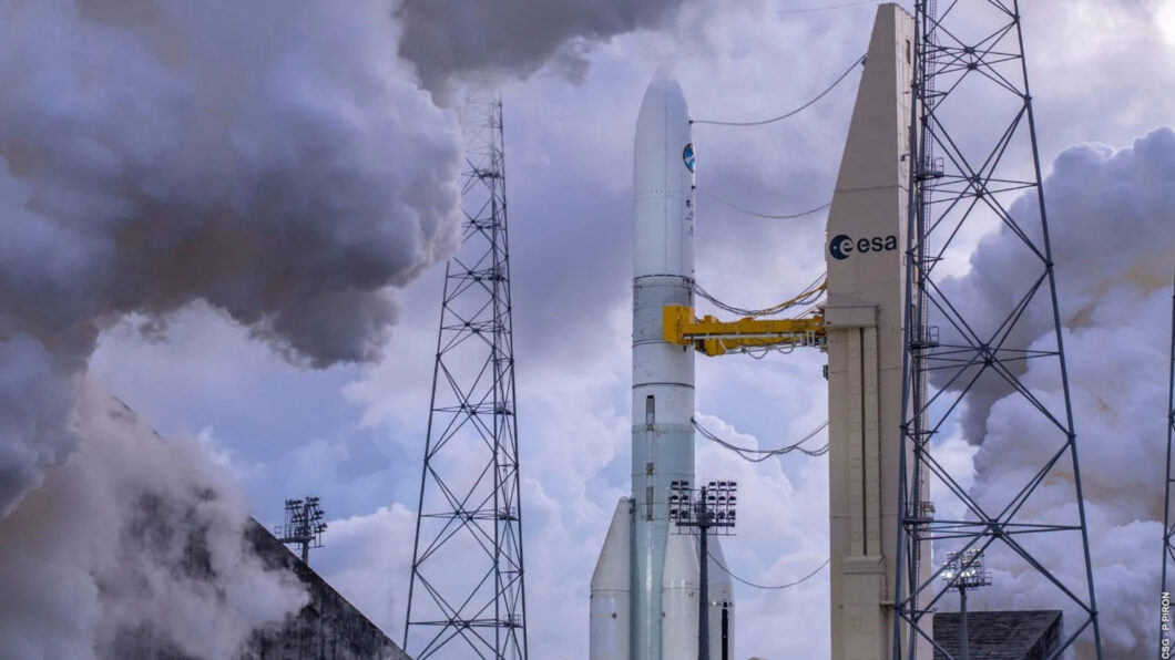 O Ariane 6 está atrasado e vai sair caro, mas deve voar em 2024, se nada mais der errado (Crédito: Divulgação/European Space Agency)