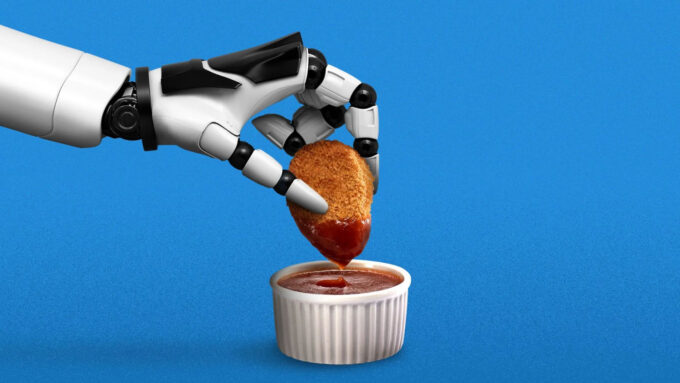 Robôs não sabem cozinhar (ainda), mas algoritmos já são usados na precificação dinâmica de vários serviços (Crédito: Allie Carl/Axios)