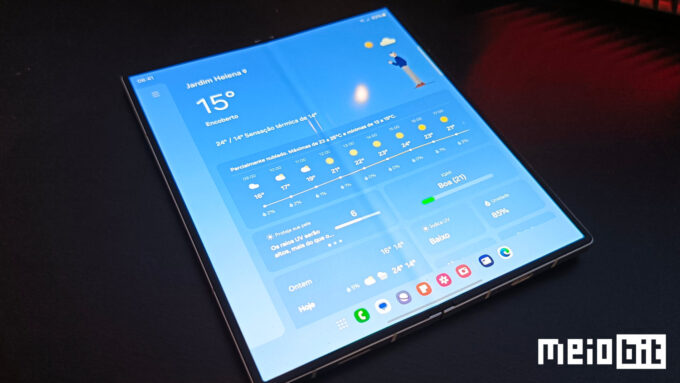 Galaxy Z Fold 6 (Crédito: Ronaldo Gogoni/Meio Bit)