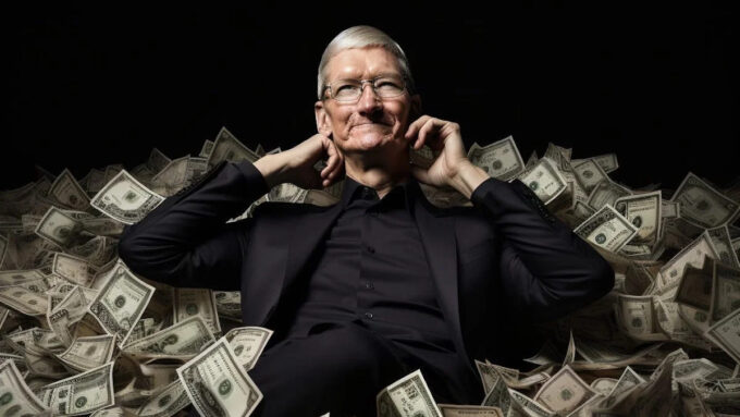 A Apple de Tim Cook quer dinheiro a todo custo, mas a UE não aliviou (Crédito: Reprodução/The Wrap)