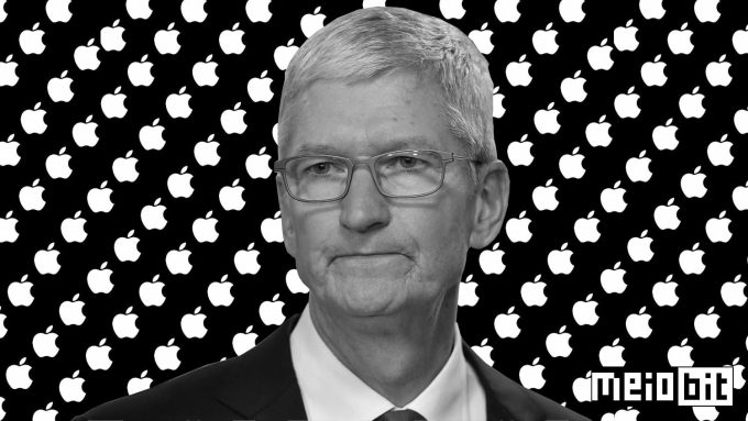 A UE também não deu moleza para Tim Cook, CEO da Apple (Crédito: Ronaldo Gogoni/Meio Bit)