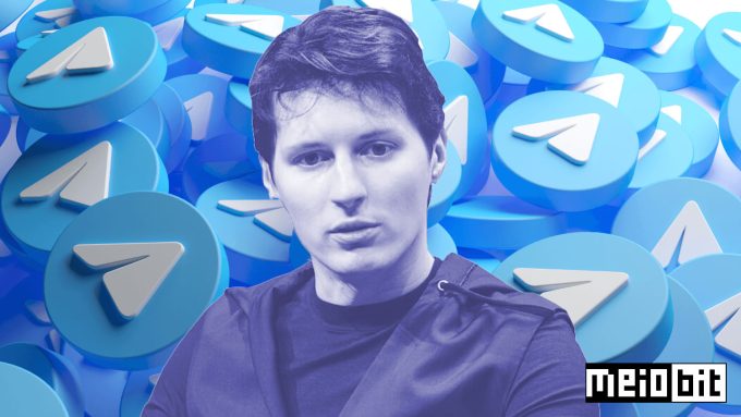 Pavel Durov, CEO do Telegram, pode ser processado na França por facilitar crimes (Crédito: Ronaldo Gogoni/Meio Bit)