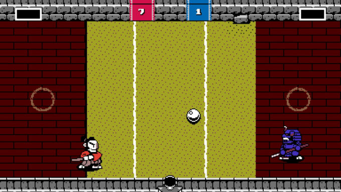 Bushido Ball é um curioso game de queimada com samurais (Crédito: Reprodução/Mossmouth)