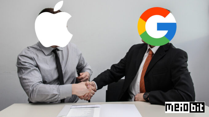Segundo investigação prévia da CMA, Apple e Google controlam, de comum acordo, o mercado mobile global (Crédito: Sebastian Herrmann/Unsplash/Ronaldo Gogoni/Meio Bit)