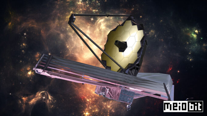Telescópio Espacial James Webb confirmou: a expansão do Universo está acelerando... e ninguém sabe por quê (Crédito: Ronaldo Gogoni/Meio Bit)