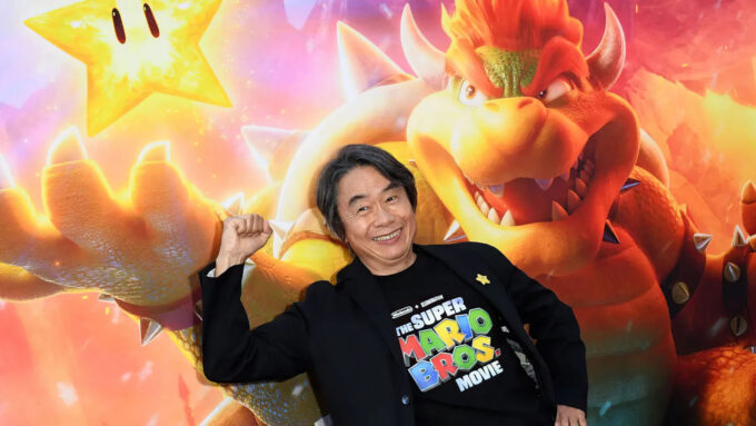 Mais do que arte em si, Shigeru Miyamoto tende a pensar sobre o que o público espera de um game da Nintendo (Crédito: Valerie Macon/Getty Images)