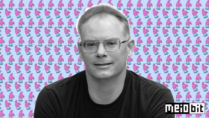 Tim Sweeney, CEO da Epic Games, defende que Fortnite (e por tabela, outros apps e games) possa ser distribuído no iPhone sem ter que pagar nada à Apple (Crédito: Ronaldo Gogoni/Meio Bit)