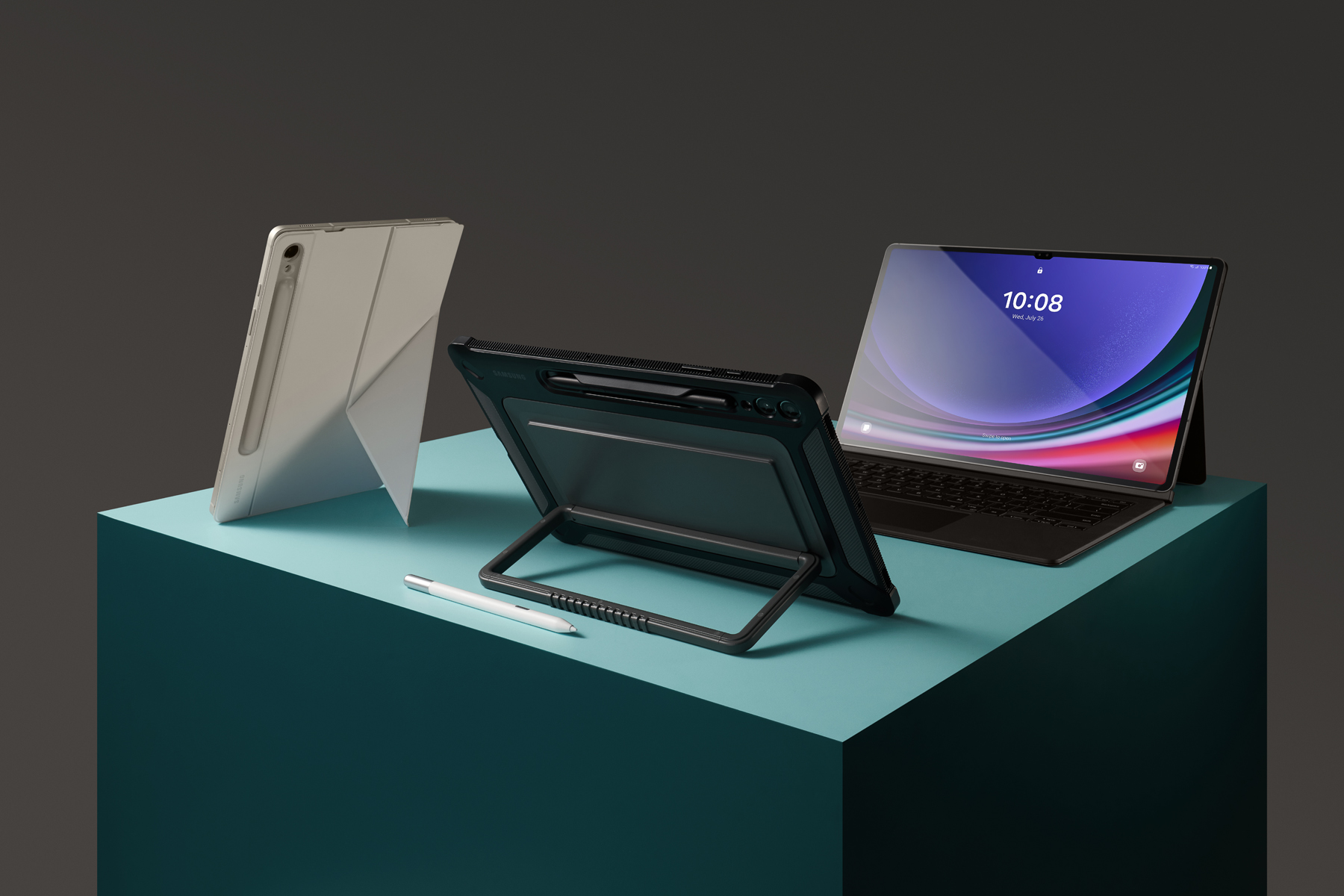 Vários tablets à mostra