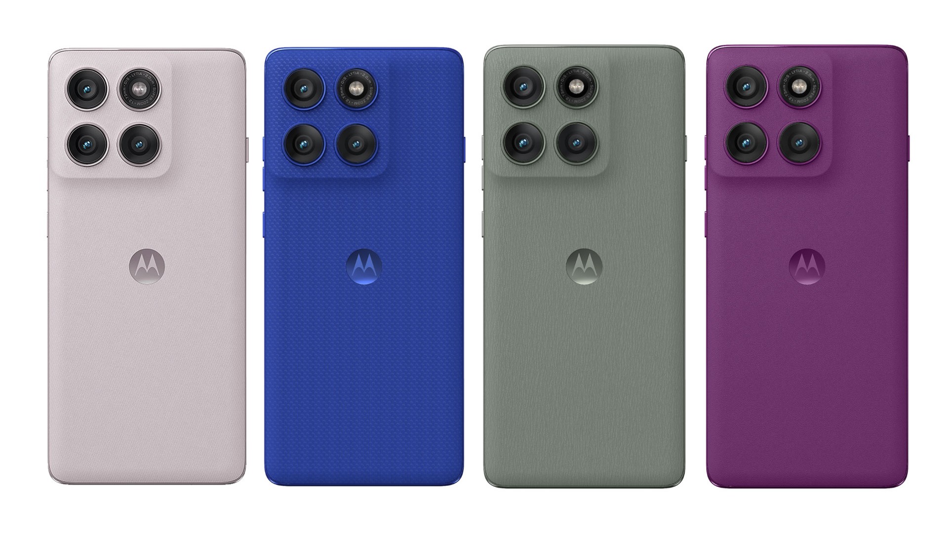 Motorola Edge 60 Pro em várias cores
