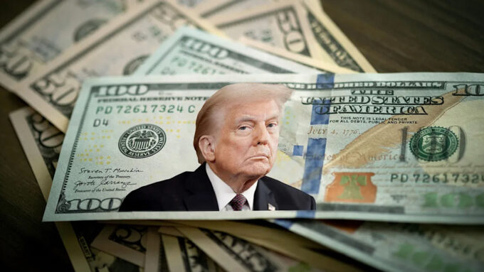 Não é piada: um Projeto de Lei propõe colocar Trump na nota de US$ 100 (Crédito: Reprodução/Fox News) / ia