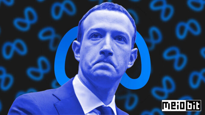 Mark Zuckerberg também pode acabar tendo que pagar autores; Meta baixou 80 TB de livros pirateados via torrent (Crédito: Ronaldo Gogoni/Meio Bit)