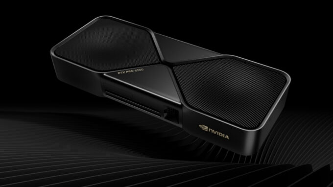 Nvidia RTX Pro 6000 Blackwell para Workstations; modelo chinês, com um "D" no final, custa menos que os US$ 8 mil da original (Crédito: Divulgação/Nvidia)