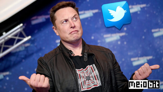Elon Musk fez de tudo para matar a marca Twitter... mas não pretende abrir mão dela (Crédito: Britta Pedersen-Pool/Getty Images/Ronaldo Gogoni/Meio Bit)