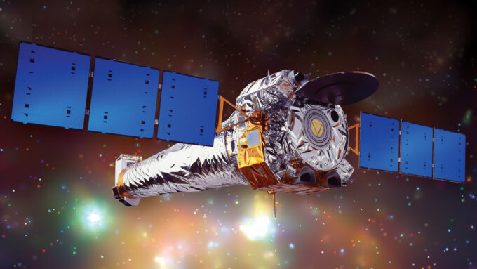 Projetado para uma missão de 5 anos, Chandra opera desde 1999 sem problemas (Crédito: NASA/Chandra X-ray Center)