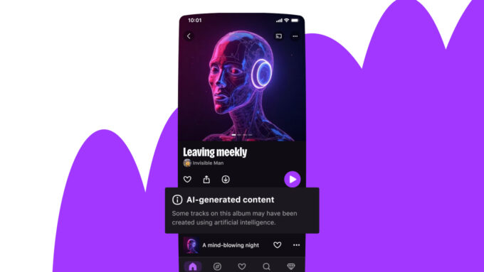 Deezer introduziu ferramenta de detecção de IA em dezembro de 2025; agora, ela será liberada para plataformas rivais (Crédito: Divulgação/Deezer)