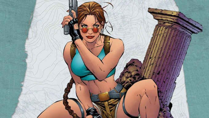 Lara Croft e HQs: Tomb Raider, a série da Top Cow (1999-2005), rendeu 50 edições e crossovers com Witchblade (Crédito: Divulgação/Top Cow Productions/Crystal Dynamics/CDE Entertainment/Embracer Group)