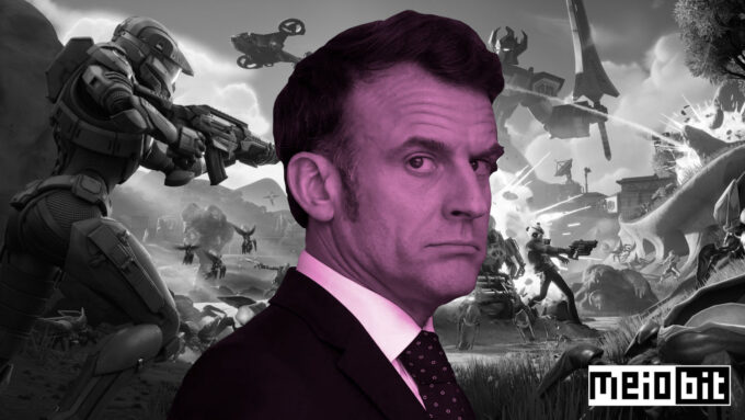 Emmanuel Macron é o político da vez a mencionar a relação espúria entre videogames e incitação à violência (Crédito: Ronaldo Gogoni/Meio Bit)