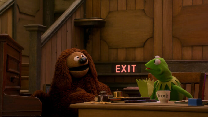 "Não, Kermit, Rainbow Connection não é só coisa da sua cabeça, estamos de volta!" (Crédito: Reprodução/20th Television/The Muppets Studio/Point Grey Pictures/Disney)