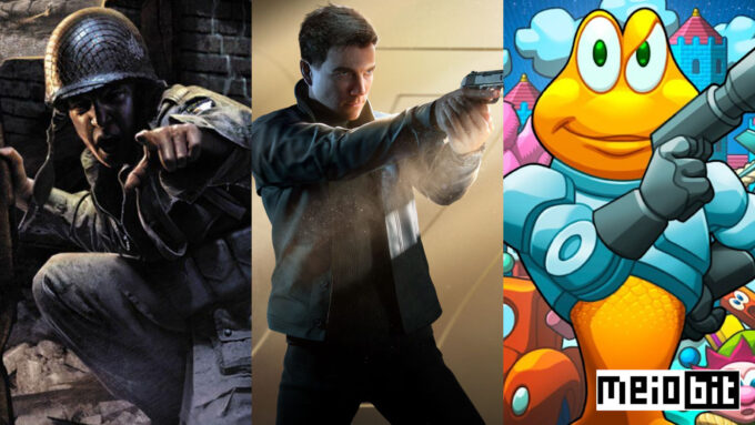 Call of Dut7, 007 First Light e James Pond 2 - Codename: RoboCod (Crédito: Divulgação/Infinity Ward/Activision/Microsoft/IO Interactive/GameWare/System 3/Danjaq, LLC/Amazon MGM Studios/Amazon)