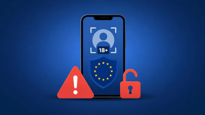 Mockup do app de verificação de idade proposto pela União Europeia (Crédito: Reprodução/SQ Magazine)