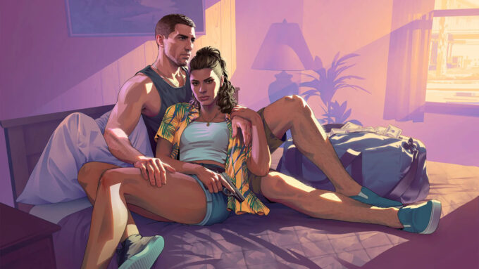 Jason e Lucia, protagonistas de Grand Theft Auto VI (Crédito: Divulgação/Rockstar Games/Take-Two Interactive)