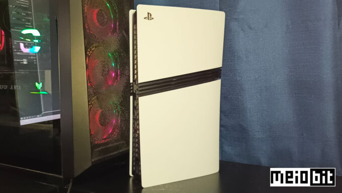 PS5 Pro (Crédito: Ronaldo Gogoni/Meio Bit)