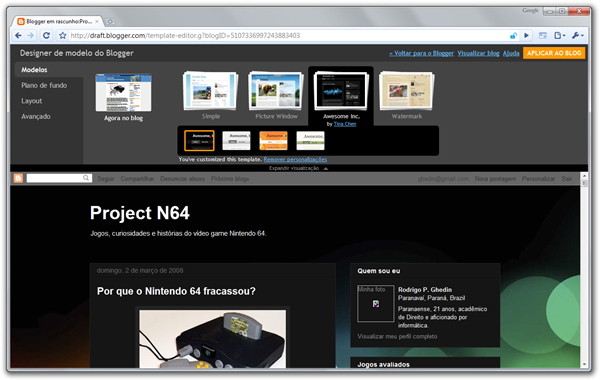 Blogger em rascunhoProject N64 - Designer do modelo - Google Chrome (3)