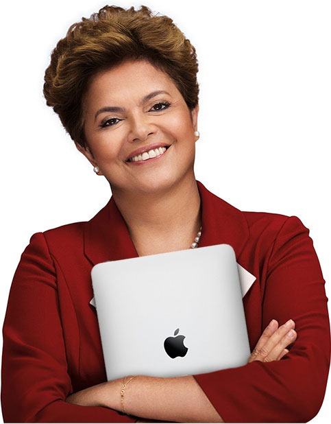 Dilma e iPad
