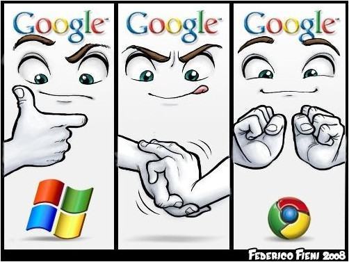Google versus Microsoft.