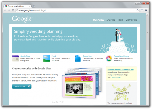 Google Weddings: tem AdSense?