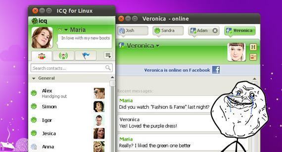 ICQ for Linux: o bate-papo forever alone.