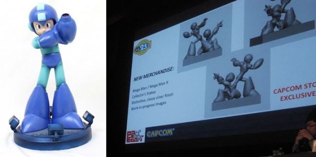 Figures de Mega Man e Mega Man X