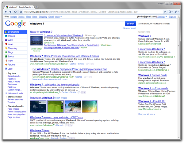 windows 7 - Google Search - Google Chrome
